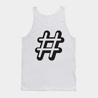 # Hashtag Tank Top